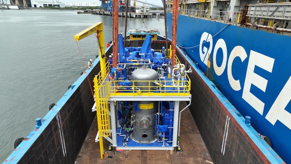 Transport of a Flare Gas Recovery Unit for Brasil - Central Oceans